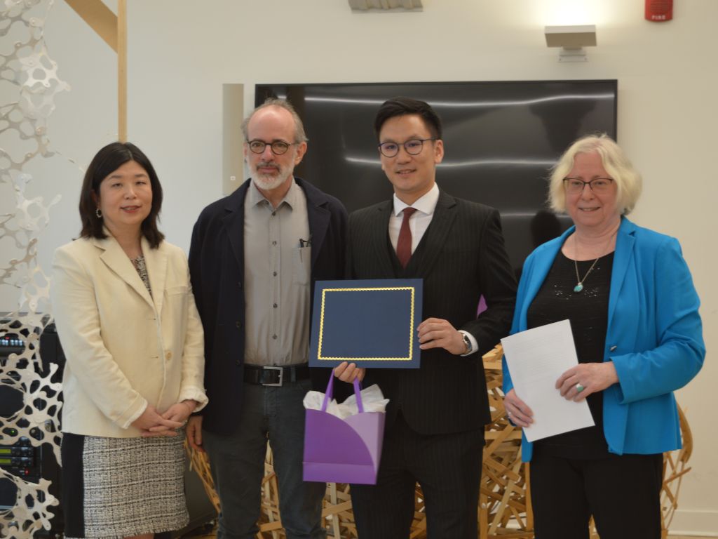 Interim Dean of Arts, Amy Peng; Department of Psychology Chair, Martin Antony; Psychology professor Kevin Leung; Interim Associate Dean of Innovation in Teaching and Learning, Kathleen Kellett-Betsos.